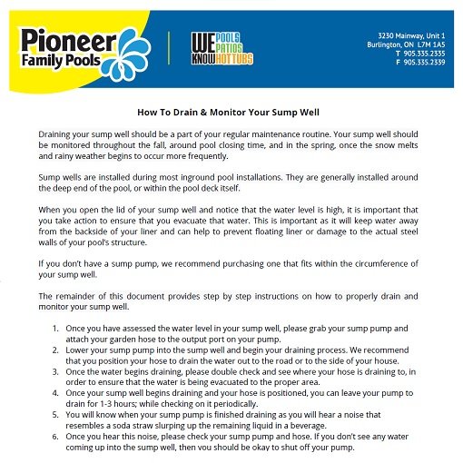 How To Drain and Monitor Your Sump Well
